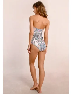 Bañador con estampado y lazada