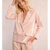 Blazer de manga larga con cuello y solapa
