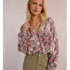 Blusa de manga larga con estampado