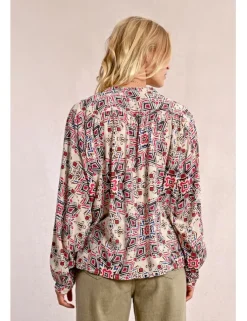 Blusa de manga larga con estampado