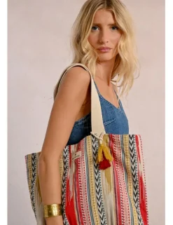 Bolso bordado multicolor