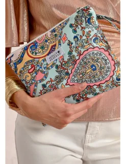 Bolso de mano con estampado