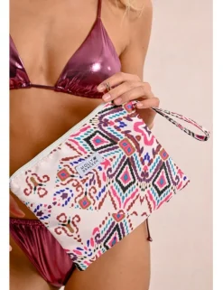 Bolso de mano con estampado