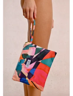 Bolso de mano con estampado