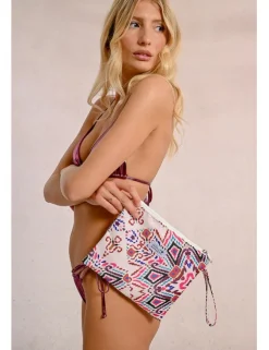 Bolso de mano con estampado