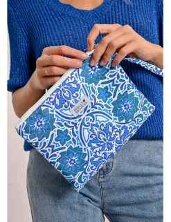 Bolso de mano con estampado