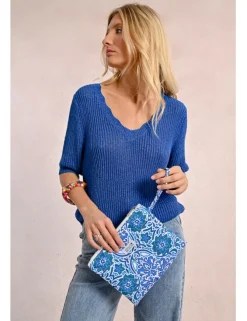 Bolso de mano con estampado