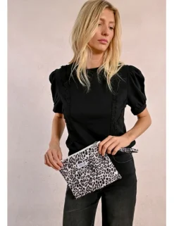 Bolso de mano con estampado
