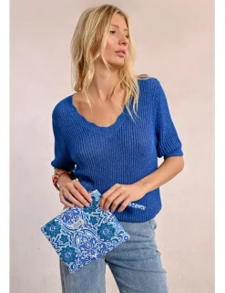 Bolso de mano con estampado