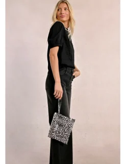 Bolso de mano con estampado