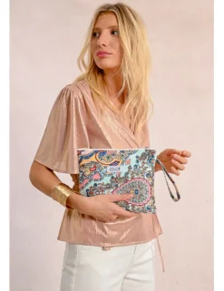 Bolso de mano con estampado