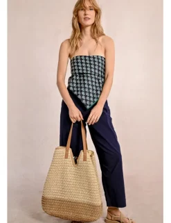 Bolso de rafia trenzada