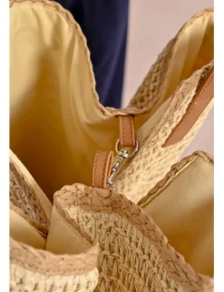 Bolso de rafia trenzada