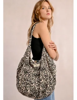 Bolso grande estampado animal