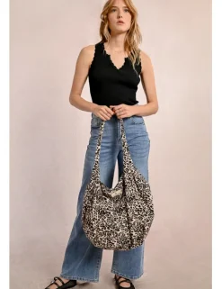 Bolso grande estampado animal