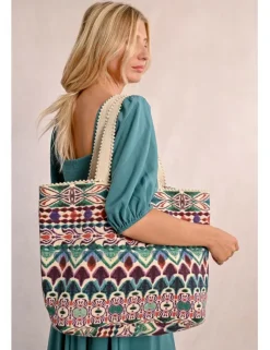 Bolso grande estampado fantasía