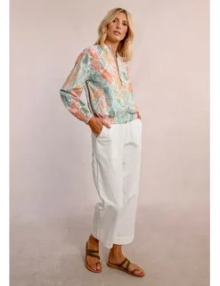 Bomber de manga larga con estampado