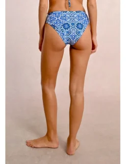 Braguita de bikini ancha con estampado