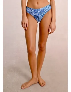 Braguita de bikini ancha con estampado