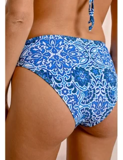 Braguita de bikini ancha con estampado
