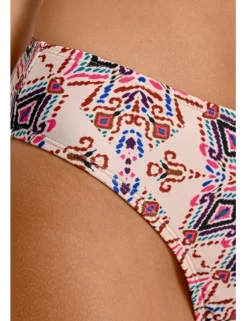 Braguita de bikini ancha con estampado