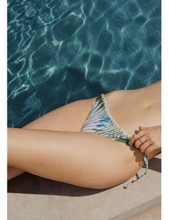 Braguita de bikini con estampado y lazada