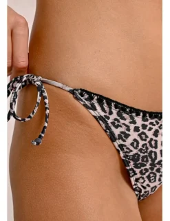 Braguita de bikini con estampado y lazada