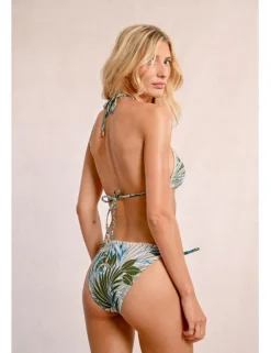 Braguita de bikini con estampado y lazada