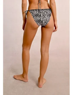 Braguita de bikini con estampado y lazada