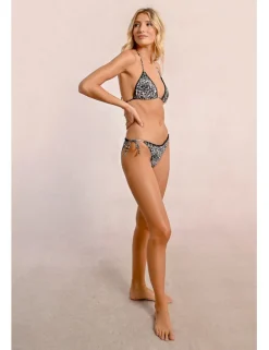 Braguita de bikini con estampado y lazada