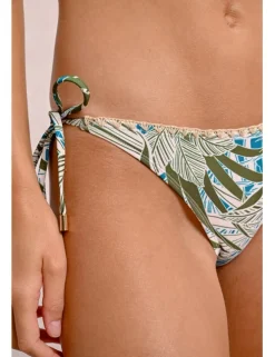 Braguita de bikini con estampado y lazada