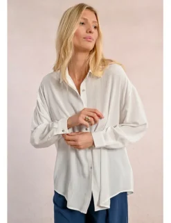 Camisa de manga larga amplia