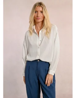 Camisa de manga larga amplia