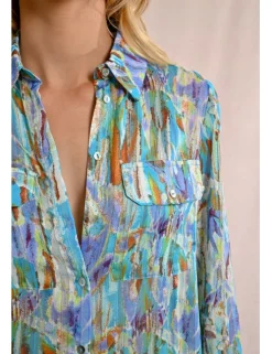 Camisa de manga larga con estampado