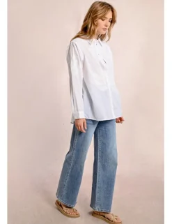 Camisa de manga larga con detalles bordados