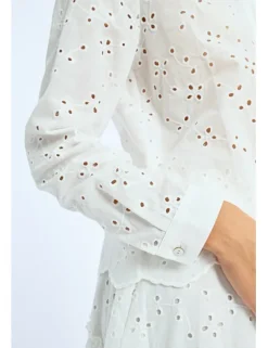 Camisa de manga larga detalle flores