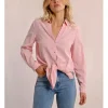 Camisa de manga larga estampado rayas