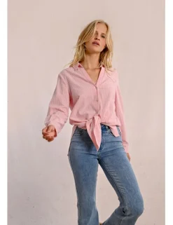 Camisa de manga larga estampado rayas