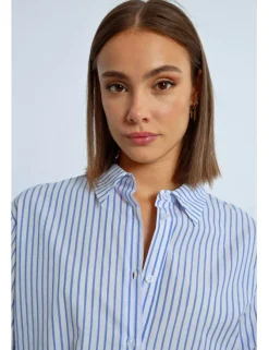 Camisa de manga larga estampado rayas