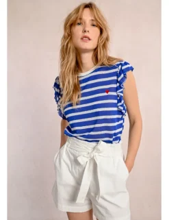 Camiseta de manga corta detalle corazón