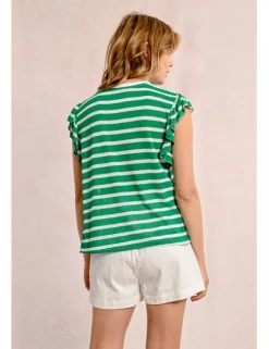 Camiseta de manga corta detalle corazón