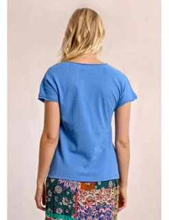 Camiseta de manga corta escote V