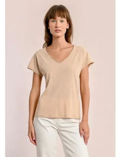 Camiseta de manga corta escote V