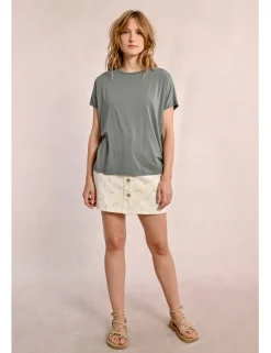 Camiseta lisa de manga corta