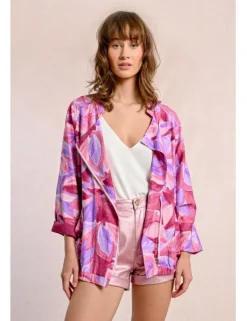 Chaqueta de manga larga con estampado