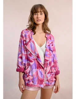 Chaqueta de manga larga con estampado