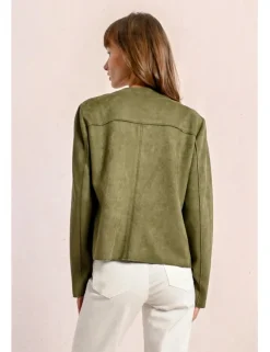 Chaqueta de manga larga detalle bolsillos