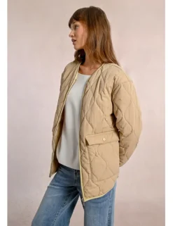 Chaqueta de manga larga en tejido acolchado
