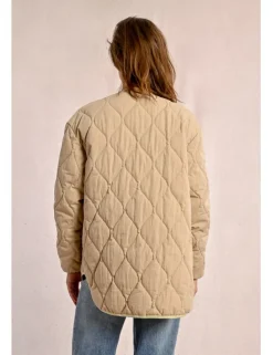 Chaqueta de manga larga en tejido acolchado