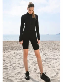 Chaqueta tejido deportivo, de manga larga